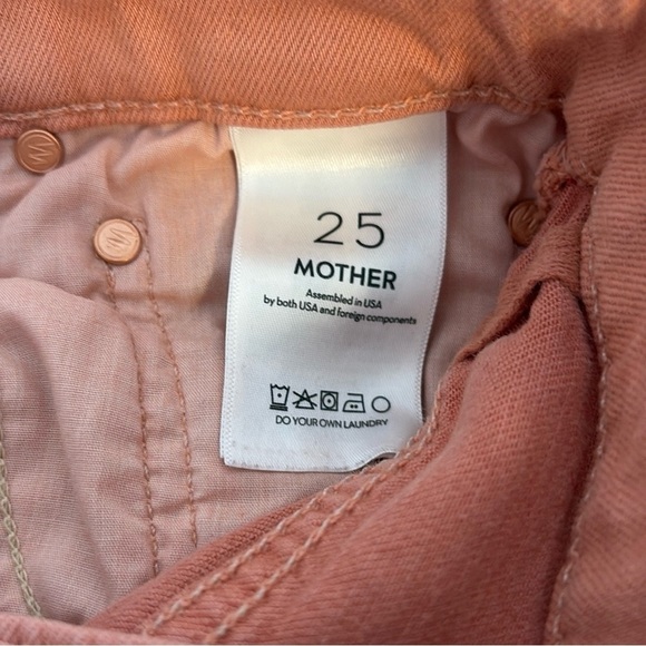 MOTHER The Dodger Ankle Linen-Blend Mango
Straight Leg Jean , sz 25 - Picture 12 of 14